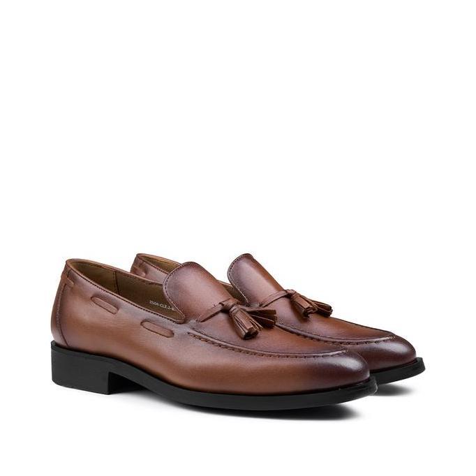Prabu - Sepatu Kulit Slip On Pria Cala 2.1 Brown Cokelat