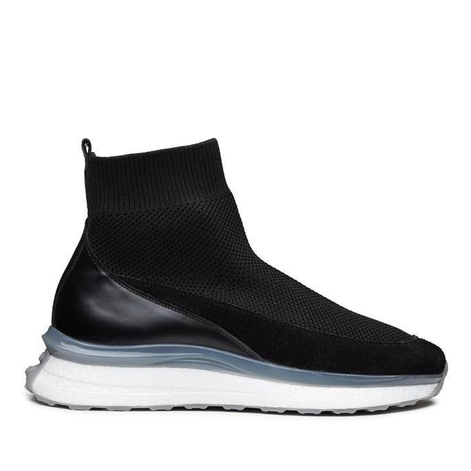 Prabu - Dipa 2.0 Suede Black Sepatu Slip On Pria Hitam Sneaker Flat
