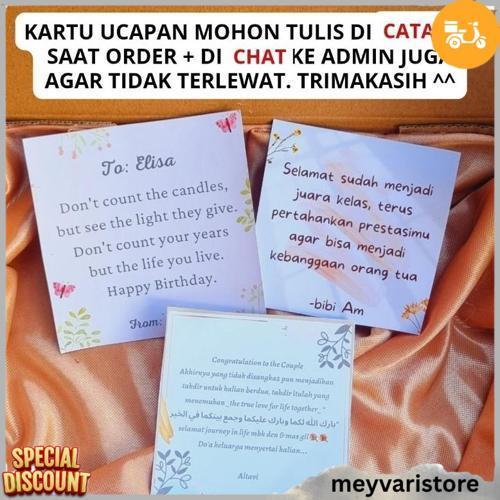 Kado Cewek / Hampers Tas Cewek Hadiah Ultah ( Sage Giftbox ) Harga Santai