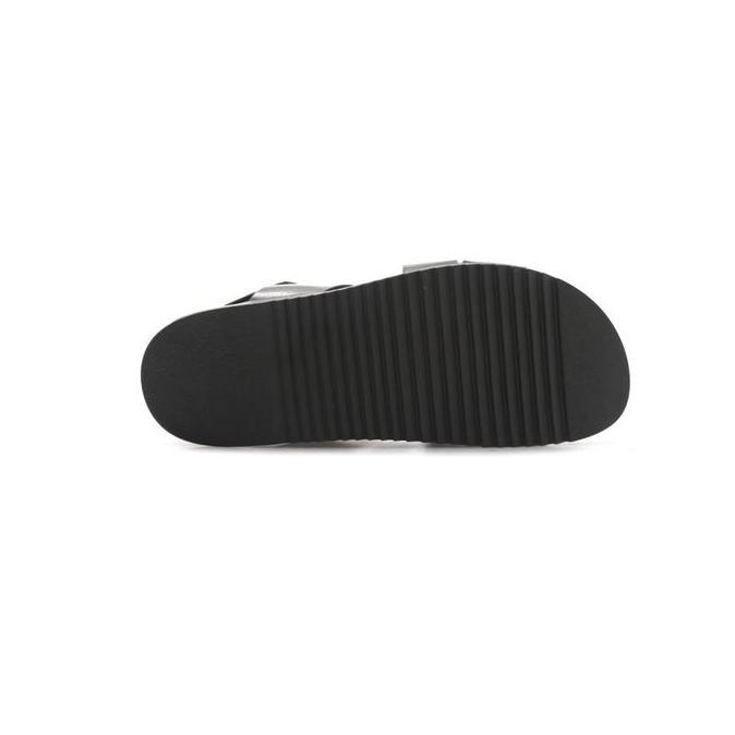 ALBA BLACK Sepatu Sandal Slingback Kulit Pria by Mario Minardi