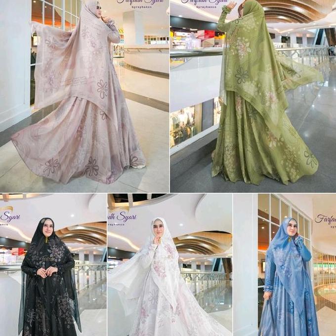 Gamis Wanita Safwah Series Farfadh Syari by Rayhanco