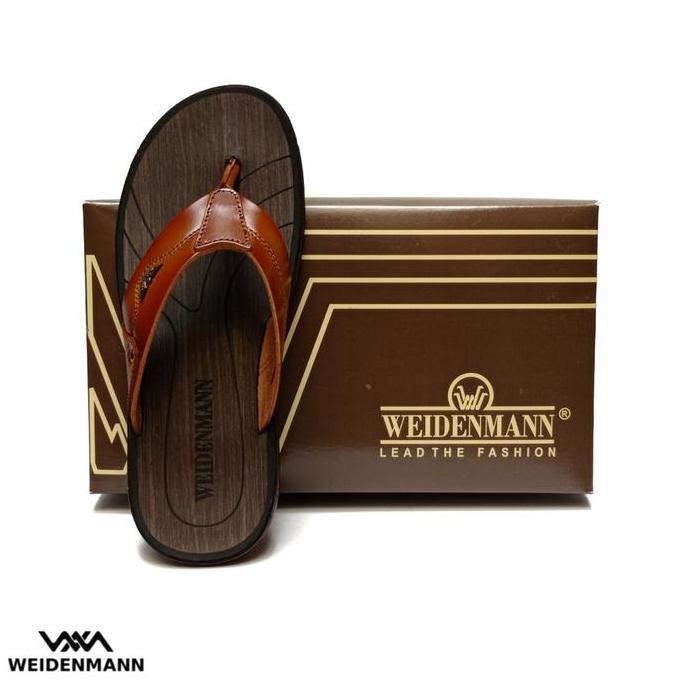 Sandal Kulit Asli Weidenmann Terbaru Orinal (Weidenmann YB-001) | Sandal Kulit Kasual Lebaran