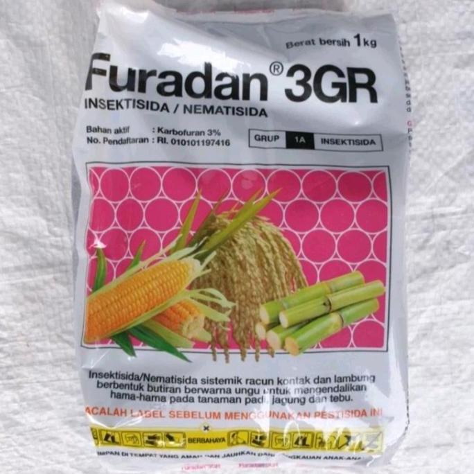 Limpeza- Furadan 3Gr 1 Kg, Insektisida Nematisida, Pengendali Hama Tanaman Tanah Bunga Cair Mouse Ke