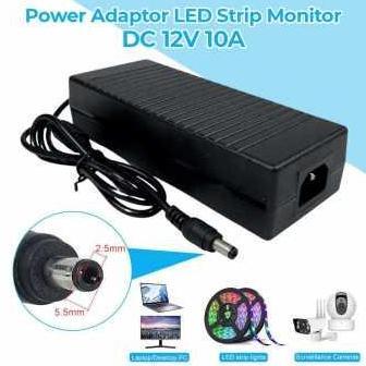 Adaptor 12V 5A 12Volt 5Amper Untuk Pompa Dc Ampli Charger Cctv Lampu Tbk