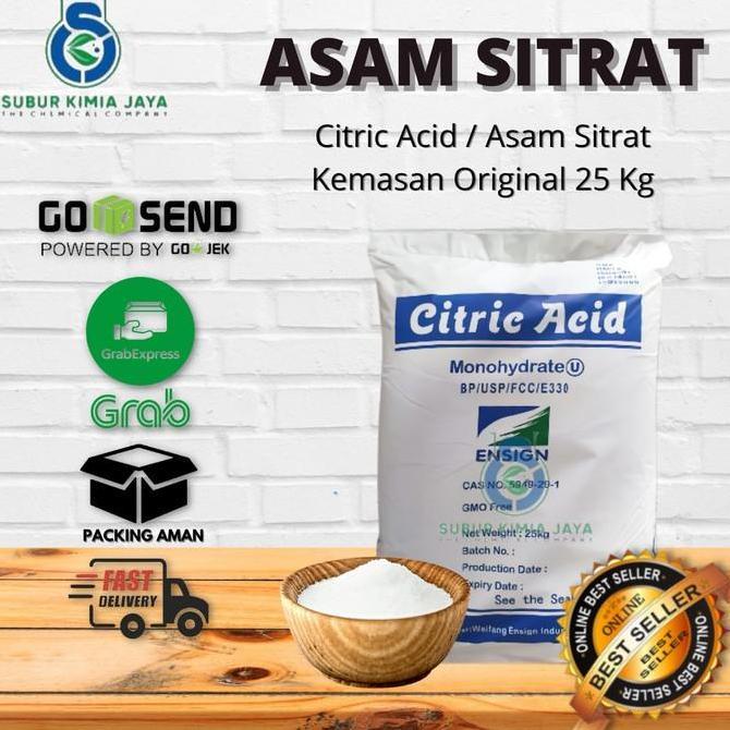 Citric Acid / Citrun / Asam Sitrun 25 KG