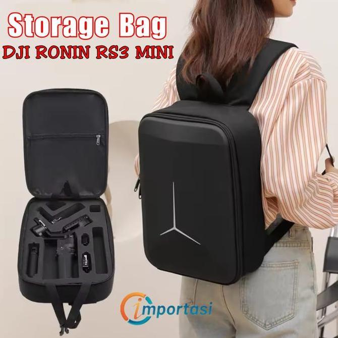 BKANO Tas Ransel Backpack Storage Bag DJI RONIN RS3 MINI Camera Gimbal Stabilizer