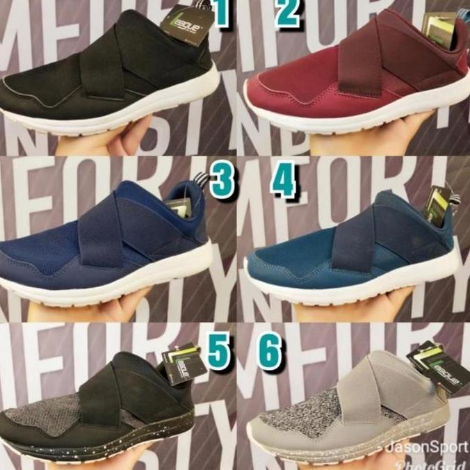Sepatu League Vault Slip On Lifestyle shoes pria cowo Sneakers murah orinal Sale Stok Lama