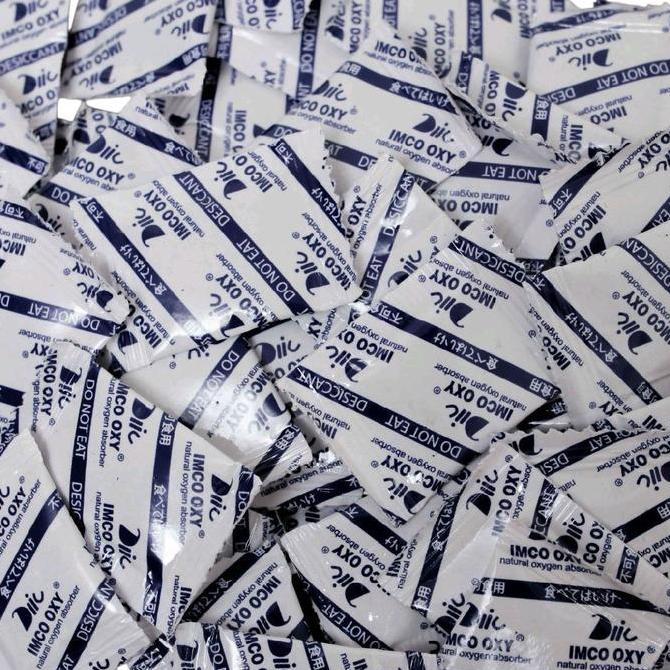 SILICA GEL OXY FOOD ISI 100 GRADE SILICA GEL KHSUSUS MAKANAN BERMINYAK DAN KERING SILICA GEL OXY FRE
