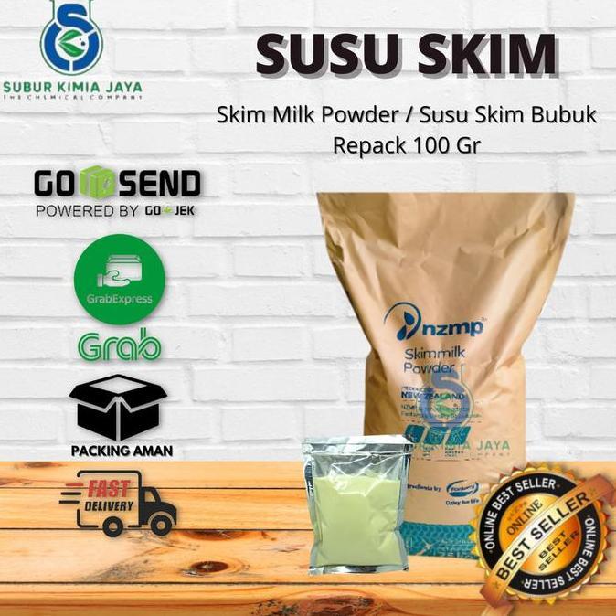 Susu Bubuk Skim NZMP / Pure Skim Milk Newzealand Susu Powder 100 Gr