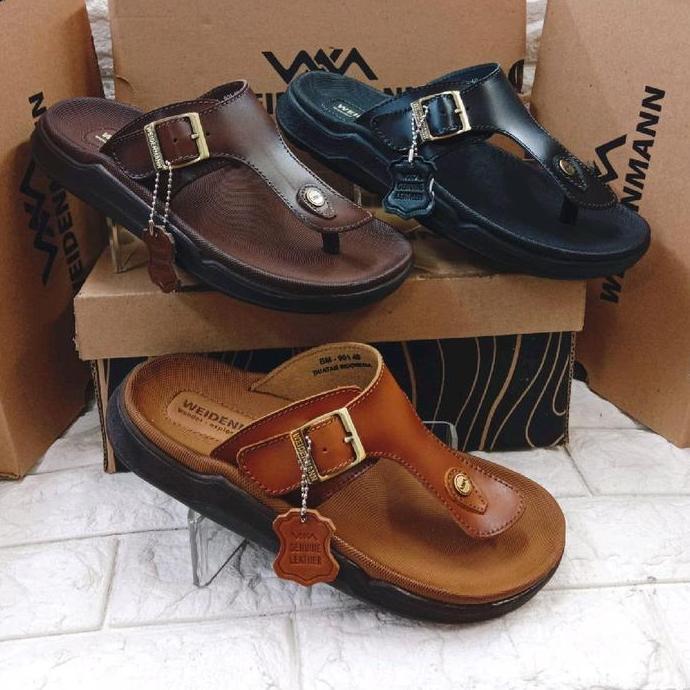 Sandal jepit kulit WEIDENMANN BM 901 terbaru orinal