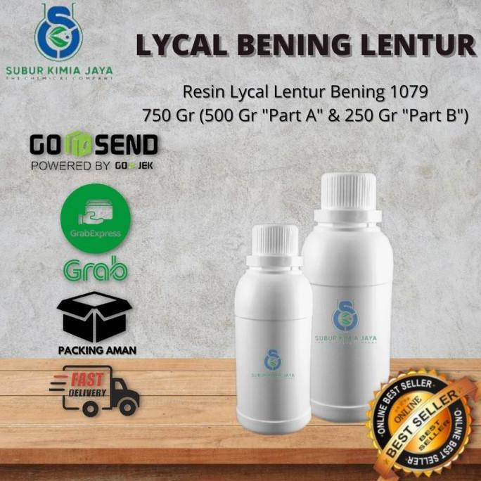 Resin Lycal 1079 / Lical Lentur Bening Flexibel - 750 GR