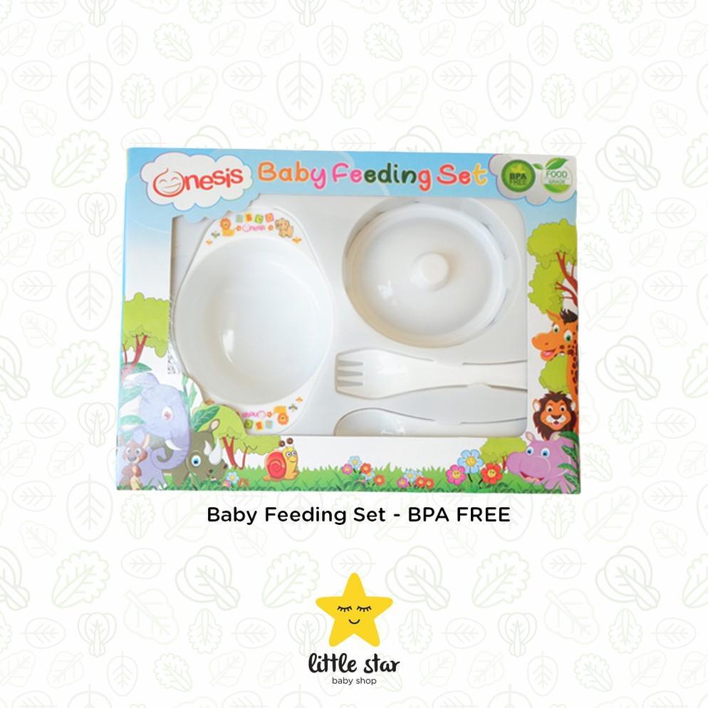 Ready stok Baby Feeding Set Onesis | Alat Makan Bayi | Set Makan Anak