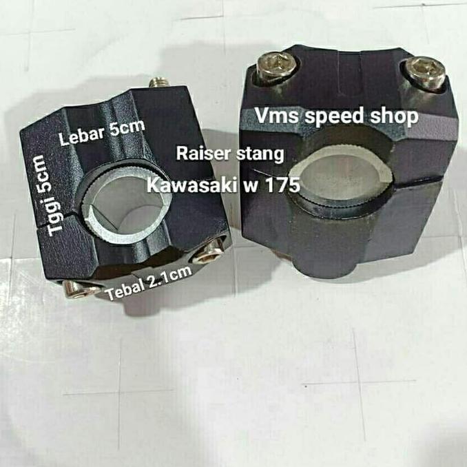 Promo raiser stang kawasaki w175/ peninggi stang w 175/ raiser stang w175 Diskon