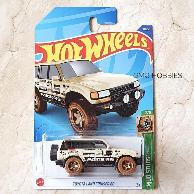 D22 TOYOTA LAND CRUISER 80 HOTWHEELS MUD STUDS HOT WHEELS DIECAST