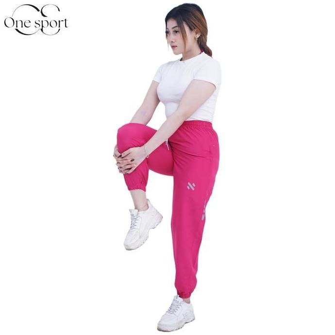 Calca- Celana Jogger Pria Nita Bahan Parasut | Celana Olahraga / Casual - Running Gym Gowes Jogging 