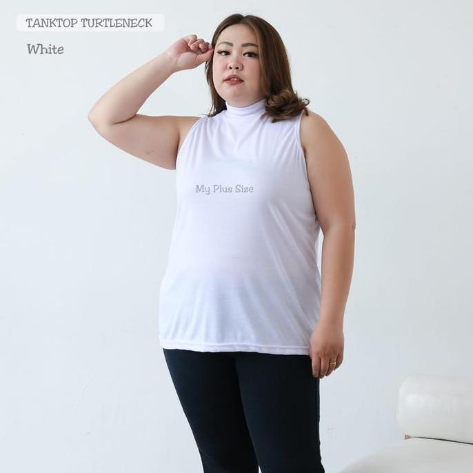Tanktop Turtleneck Super Jumbo Wanita Ld 120 - 150 cm