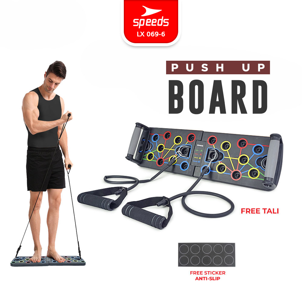 SPEEDS Push Up Stand Bar Alat Bantu Push Up Bar Olahraga Fitness Push Up 069-6