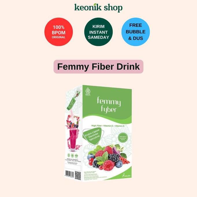 Kerenabis- Femmy Fiber - Minuman Fiber Drink - Diet - Detox