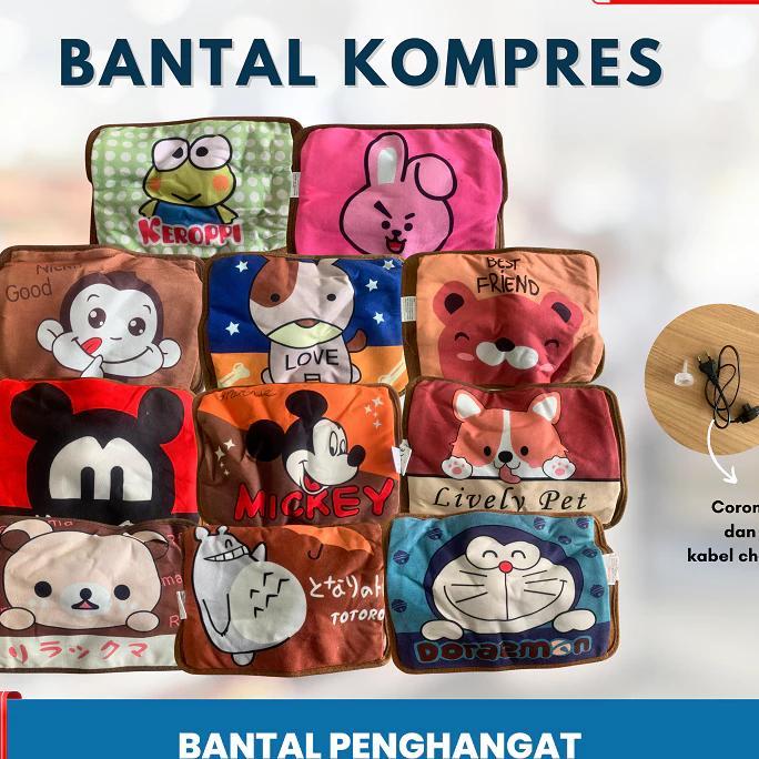 Bantal Air Panas Electric Bulu Lembut / Kompres Air Listrik