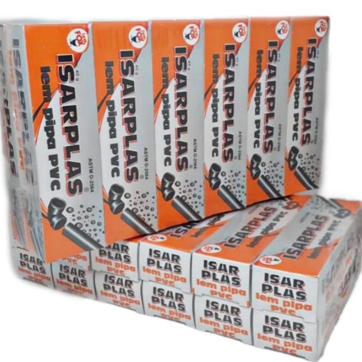 Grosir Lem Pipa Pvc Isarplas /Lem Paralon 12 Pcs