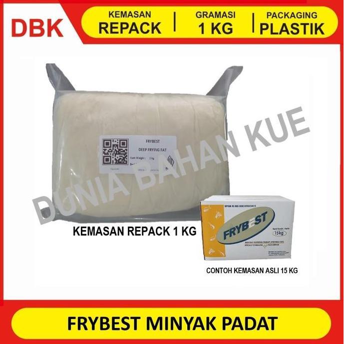 Spezia- Fry Minyak Goreng Padat Repack 1 Kg / Minyak Beku / Minyak Padat