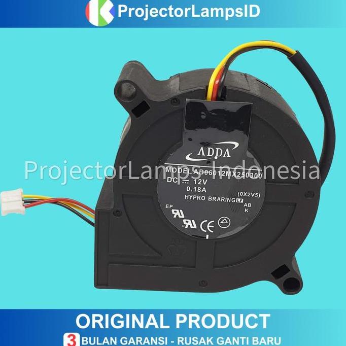 Fan Blower Kipas Keong Projector Proyektor InFocus BenQ ADDA AB06012MX250300 0.18A