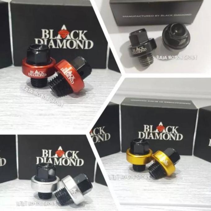 Promo Baut Spion / Jalu Spion Yamaha Honda Universal blackdiamond Diskon