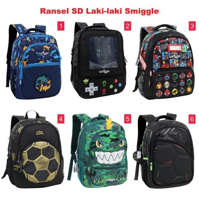 NEW TAS RANSEL BESAR ANAK SD LAKI-LAKI TAS 16 INCH COLORFULL ORI