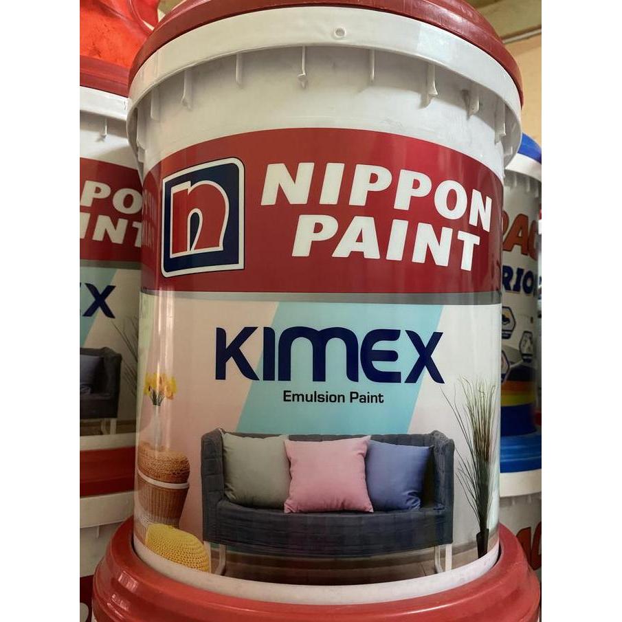 CAT TEMBOK NIPPON PAINT PUTIH KIMEX BS 9102 20KG 20 KG 9102 SS BAGUS