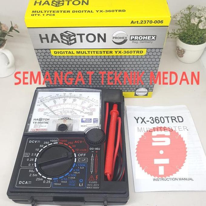 YX-360TRD MULTITESTER MULTI TESTER METER ANALOG HASTON PROHEX YX 360