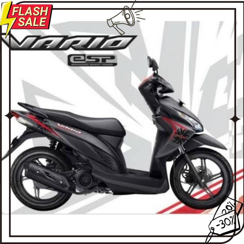 Batok Vario 110 Fi Led Merah Hitam Putih Hitam Doff 2015 2016 2017 2018 / Batok Vario 110 Led Siap K