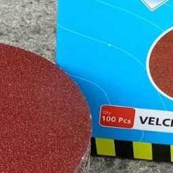 Amplas Bulat Velcro 4 Inch Harga Per 100Pcs (1 Box ) - Amplas Tempel Grit 60 - 400 Murah