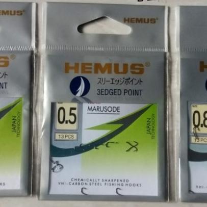 Kail Pancing Hemus Marusode Japan Quality / Mata Kail Kecil Cocok Untuk Ikan Mujair Nila Wader Sepat