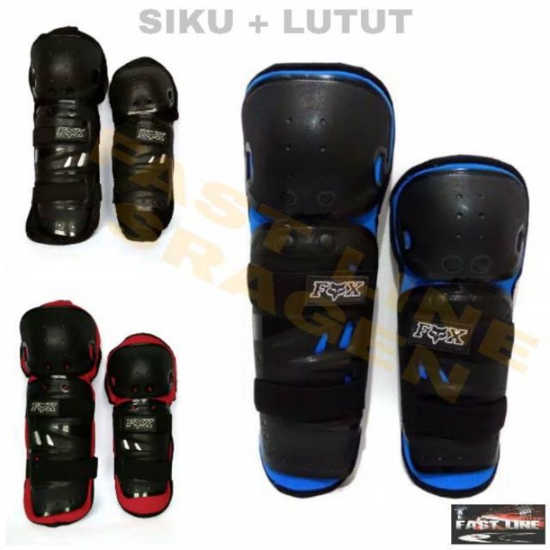 Fox Deker Lutut Motor - Pengaman Lutut Motor - Dekker Decker Protektor Pelindung Lutut Siku Motor