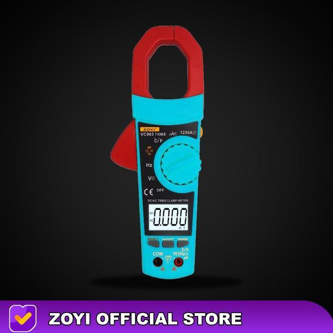 ZOYI VC903 Auto Range Clamp Meter Tang Amper Dital Tang Ampere AC DC