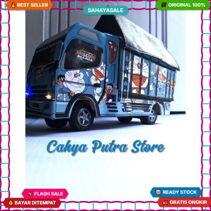 Miniatur Truk Oleng Kayu Full Lampu Kelip Harga Murah Dijamin Bagus