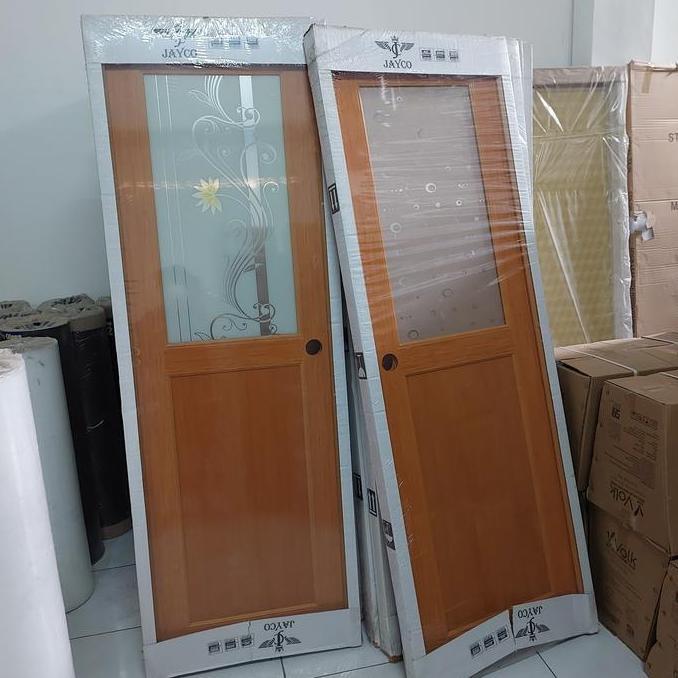 PINTU KAMAR MANDI UPVC-PINTU KAMAR MANDI KACA SIAP PASANG