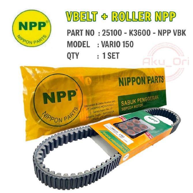 Vbelt Set+ Roller Vario 150 (K36) Npp Vanbelt Assy Vario 150 Best Seller