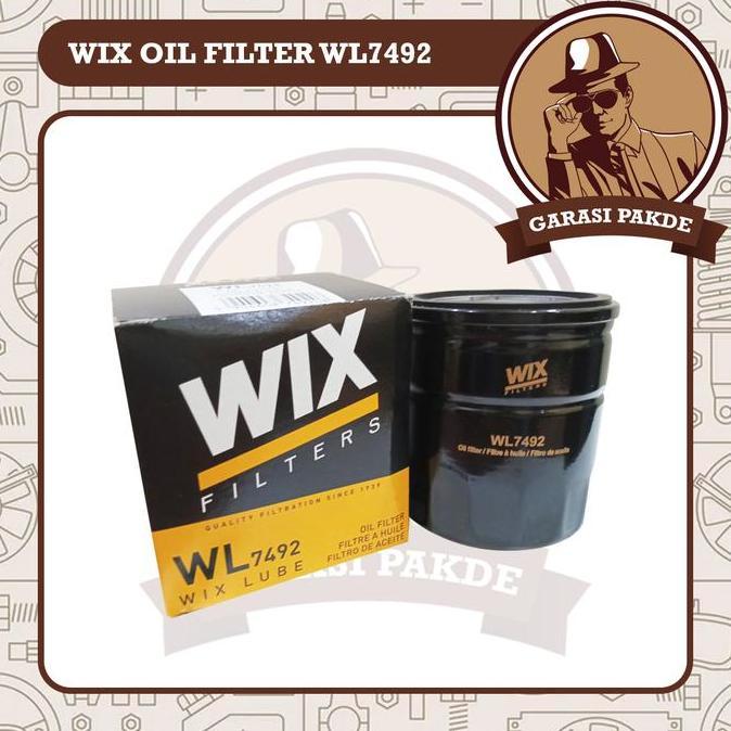 Wix Filters Oil Filter Wl7492 - Saringan Oli Mobil Ford Ranger 3000Cc Everest 2500Cc Original Hemat