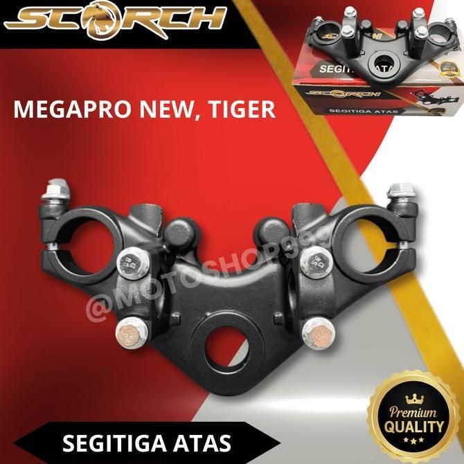 Segitiga Atas Megapro New Dudukan Stang Megapro, Tiger | Scorch Baru