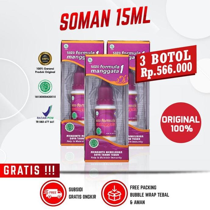 - Herbal Soman 1 Sozo Formula Manggata 1 Obat Diabetes Terbaru 