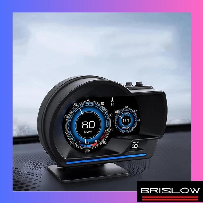 Tachometer Obd2 Display P6 Hud High Grade Original Dan Terpercaya
