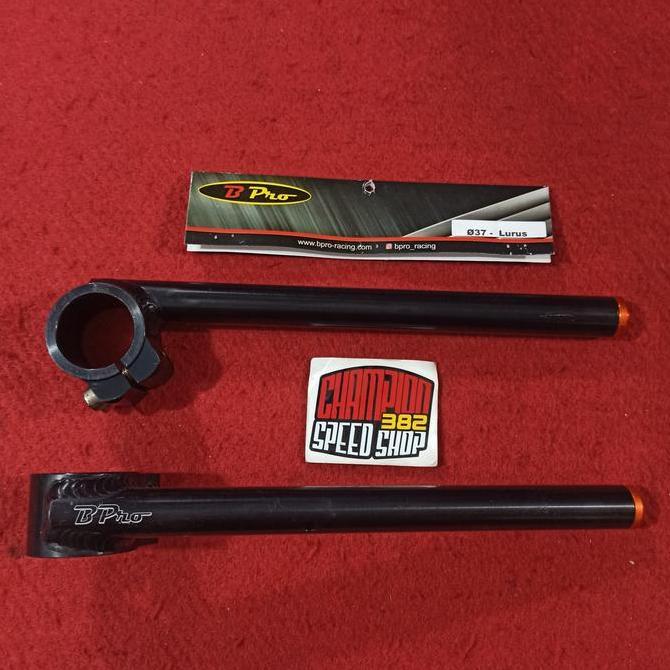 STANG JEPIT BPRO 37MM 0 DERAJAT LURUS NINJA 250 250R 250FI FI RR MONO READY