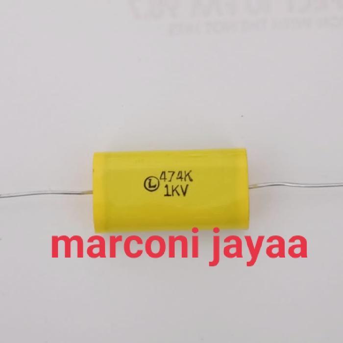 kapasitor axial 474k 1kv/ 0,47uf 1000VDC