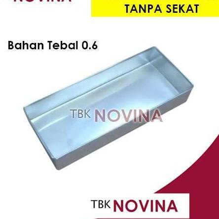 Loyang Panjang Loyang Brownies Tanpa Sekat