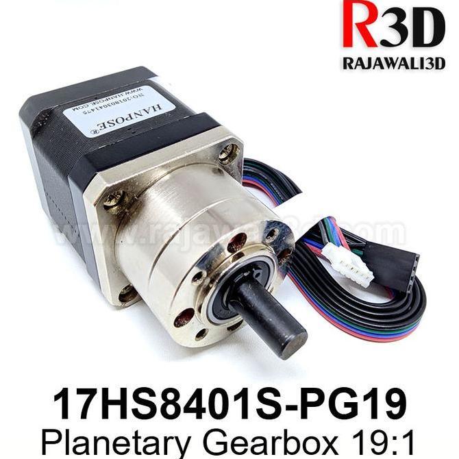 Nema 17 Stepper Motor 17HS8401+PG19 1.7A Planetary GearBox