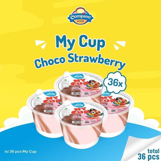Youngshort33 - Campina My Cup Choco Strawberry - Es Krim