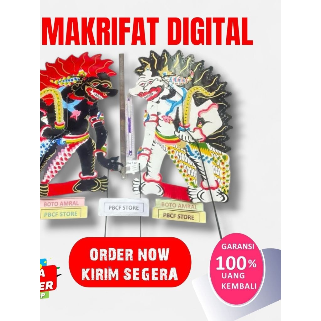 MAKRIFAT DIGITAL WAYANG kertas AMRAL KUMBOKARNO BUTO RATON DOSOMUKO