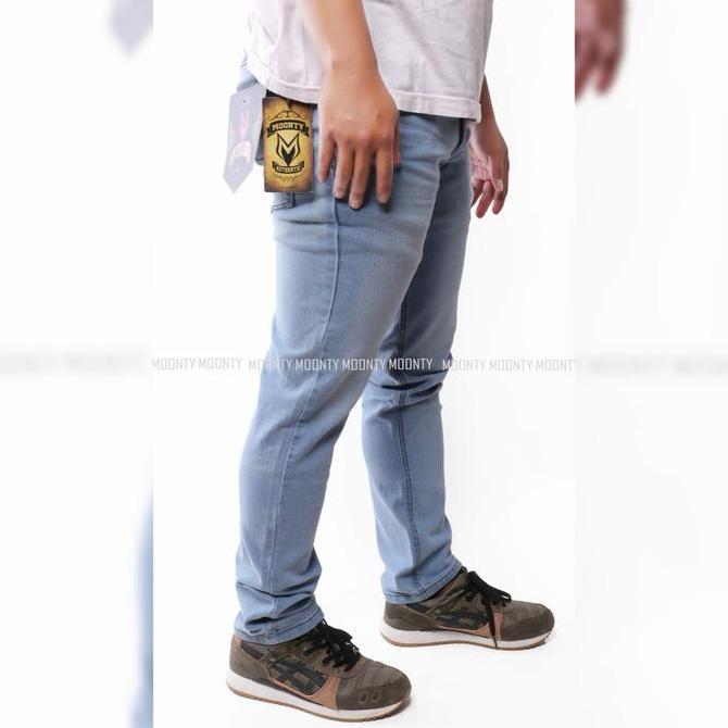 Anata- Celana Panjang Slimfit Denim Pria Pesta Formal Stretch