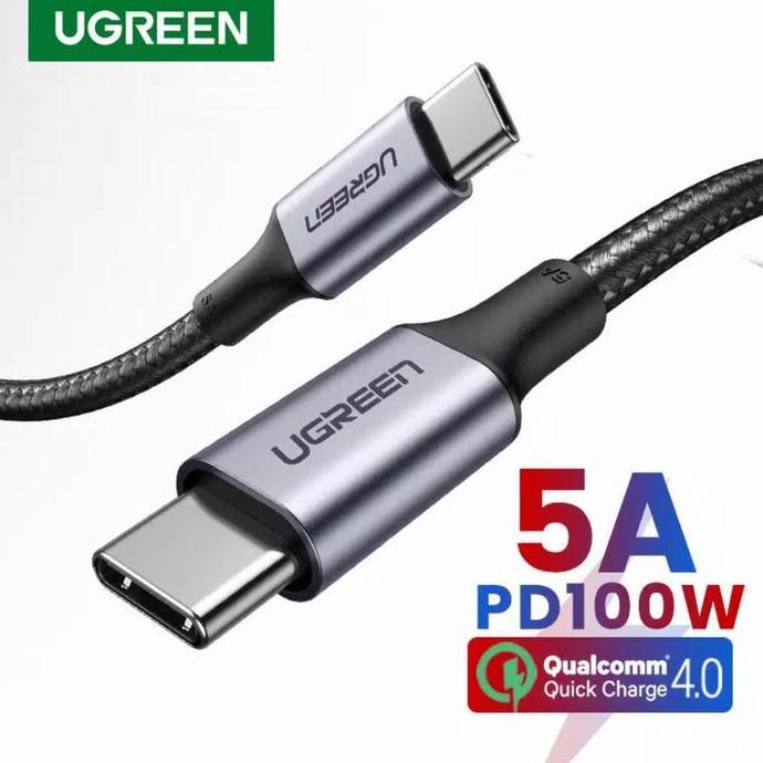 TERMURAH - Ugreen Kabel USB C to USB C 5A 100 Watt Ugreen Kabel USB C PD Charging